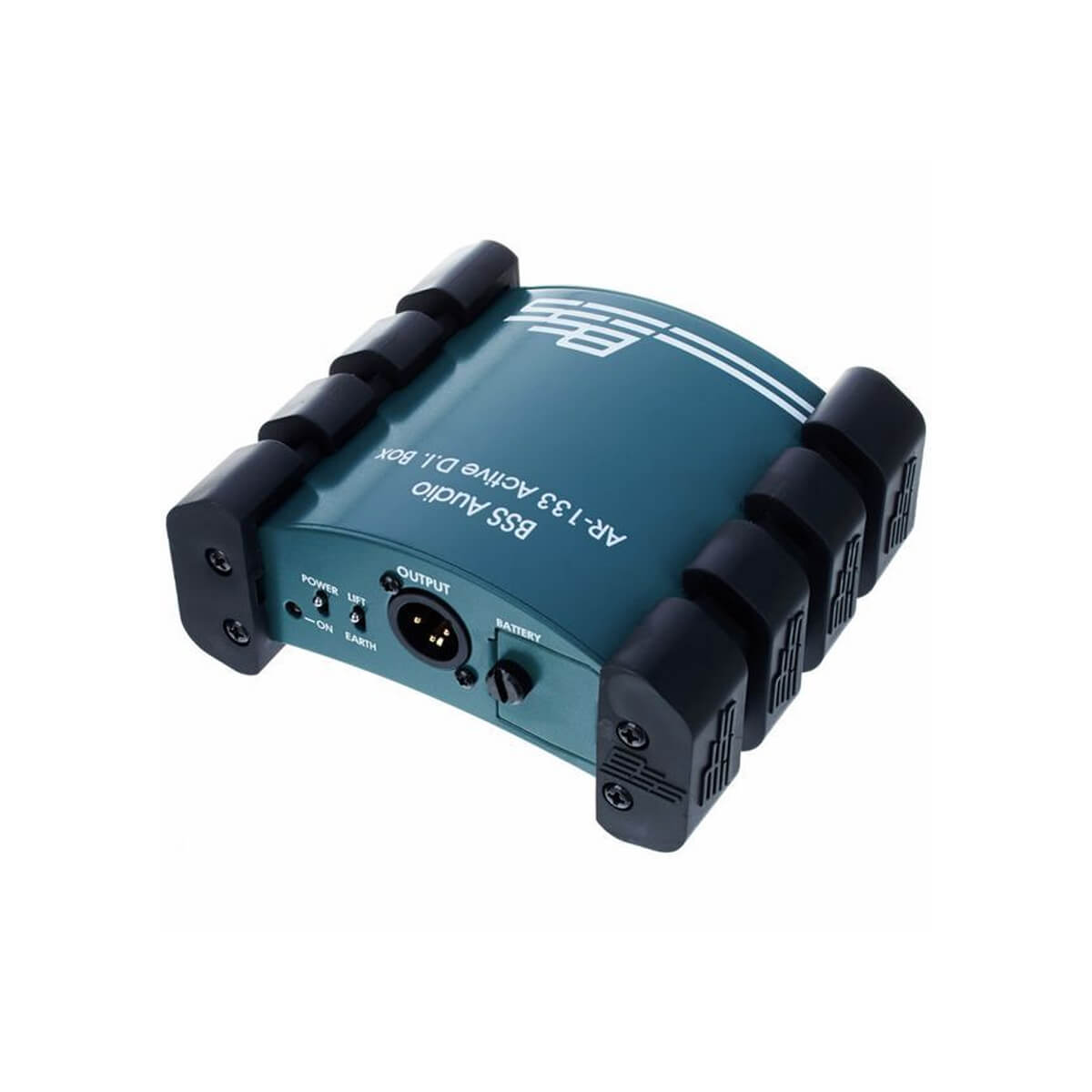 Angled view of the BSS AR-133 Active DI Box