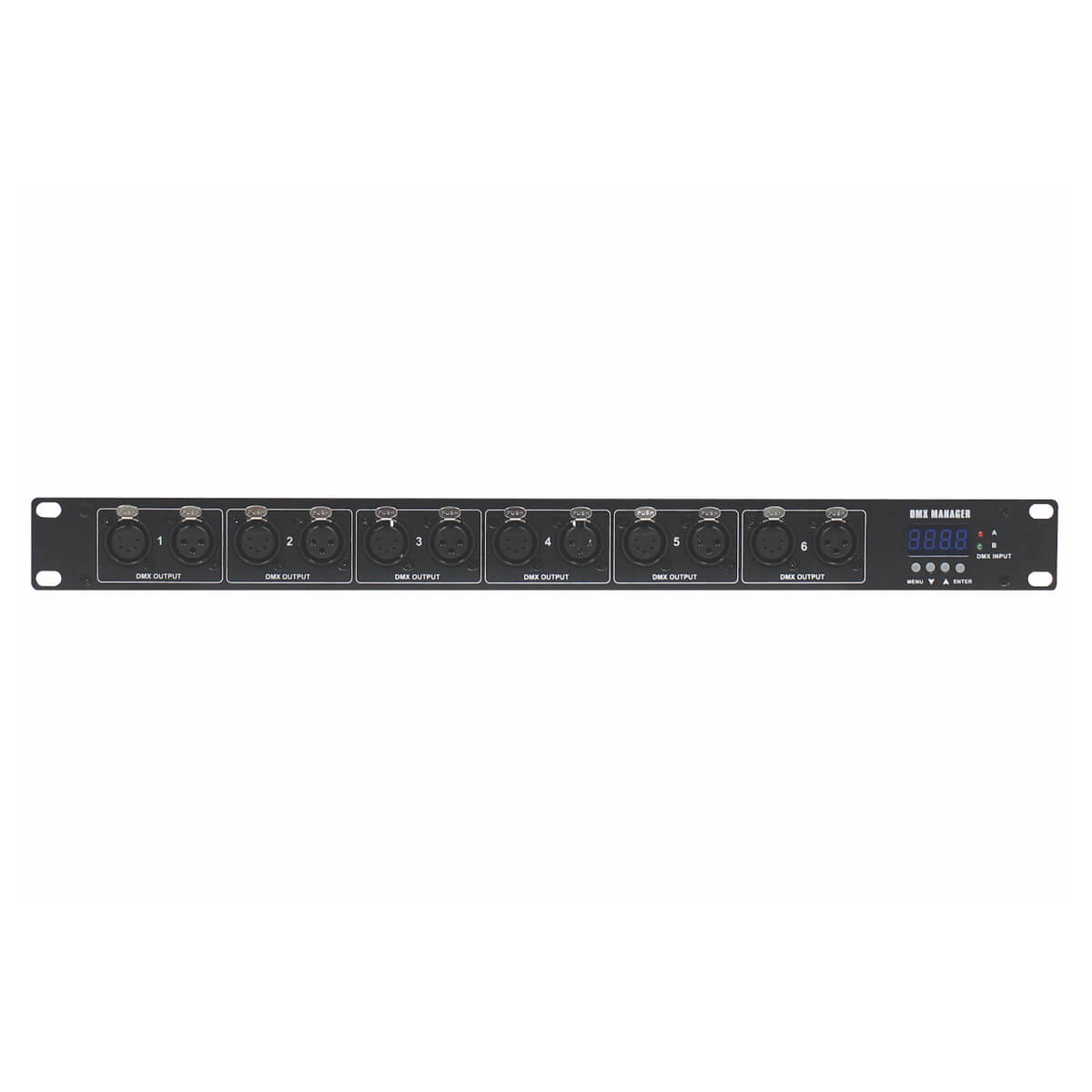 Front view of the ACME CA M26 DMX Splitter