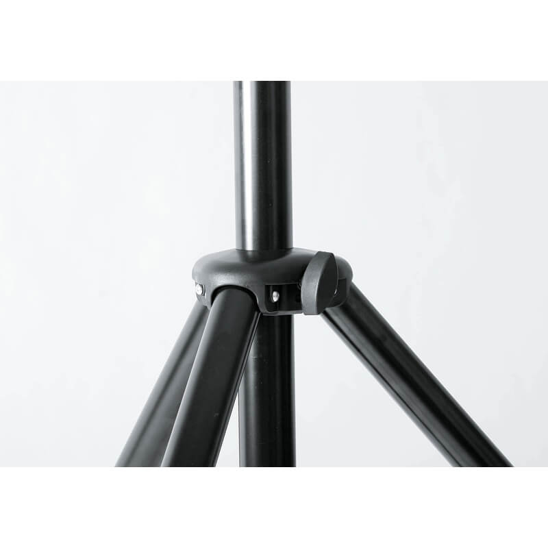 Close-up view of the König & Meyer Standard Speaker Stand - 21435 central tripod joint