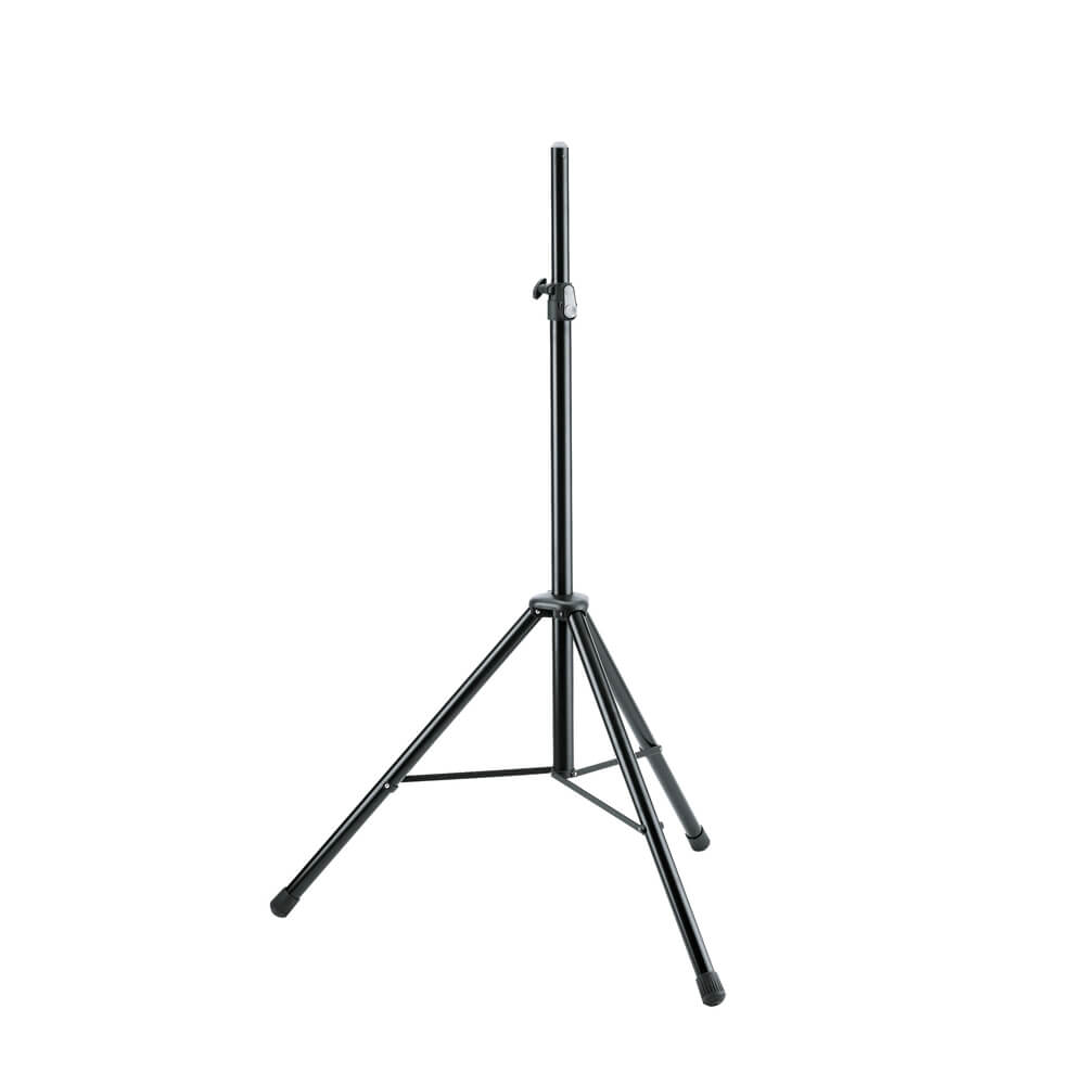 Angled view of the König & Meyer 21435 Speaker Stand