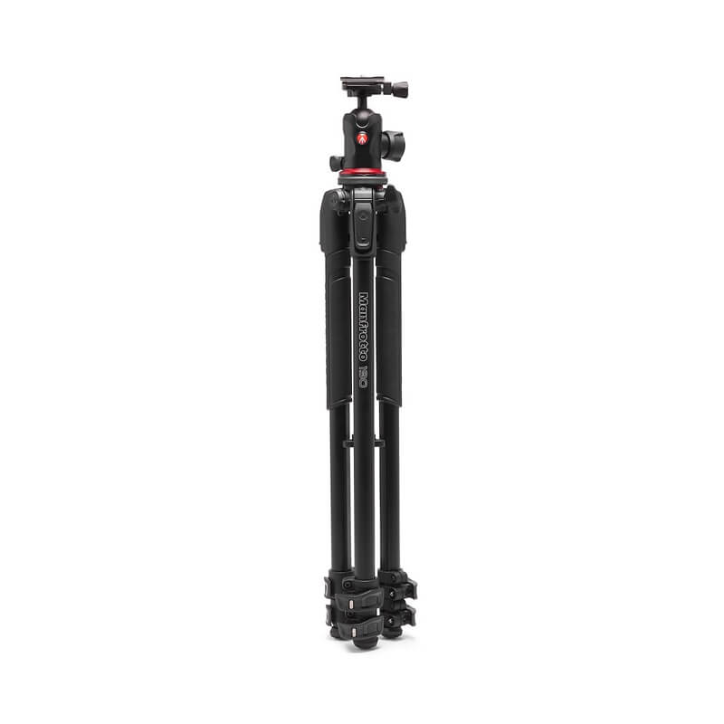 Folded legs of the Manfrotto tripod kit