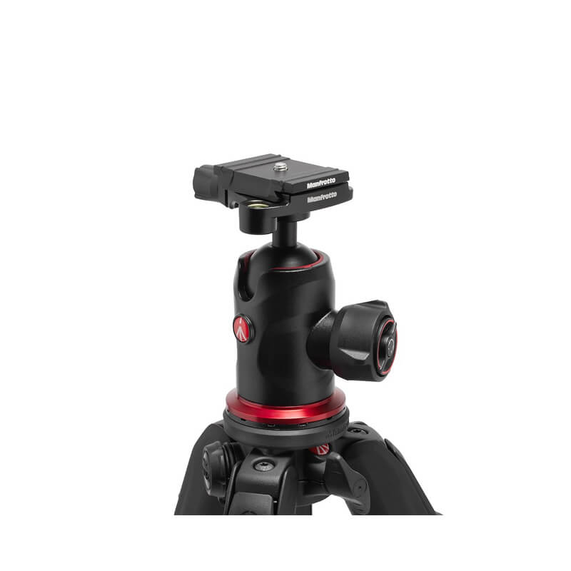 The head of the Manfrotto tripod kit