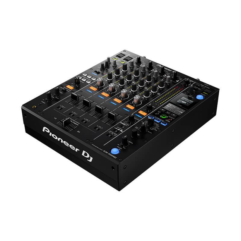 Angled view of the Pioneer DJM-900NXS2 Professional DJ Mixer