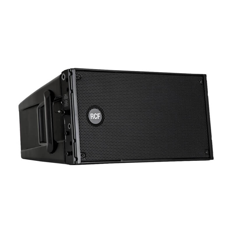 Angled view of the RCF HDL 10A facing right
