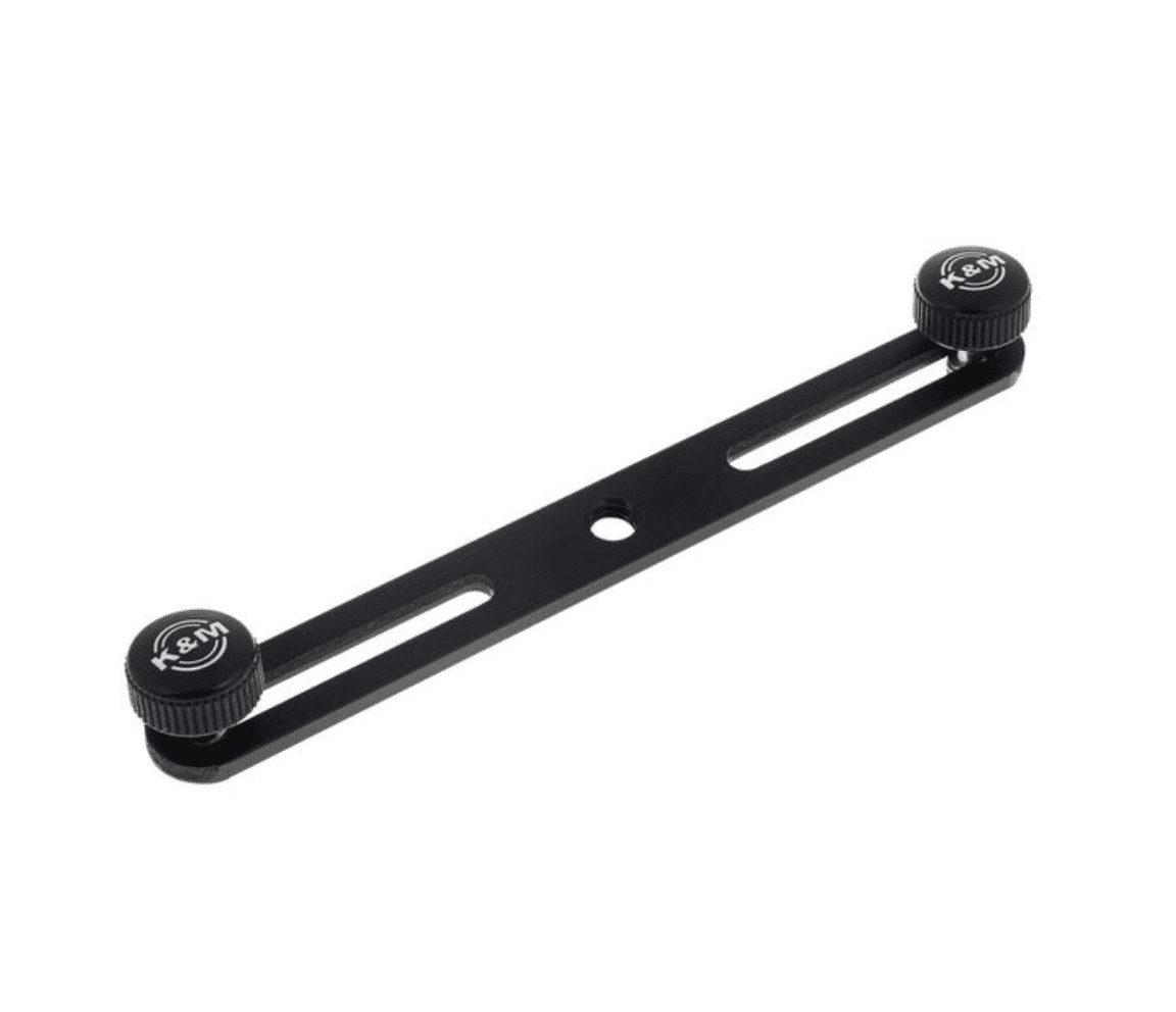 Angled view of the K&M 23550 Stereo Bar
