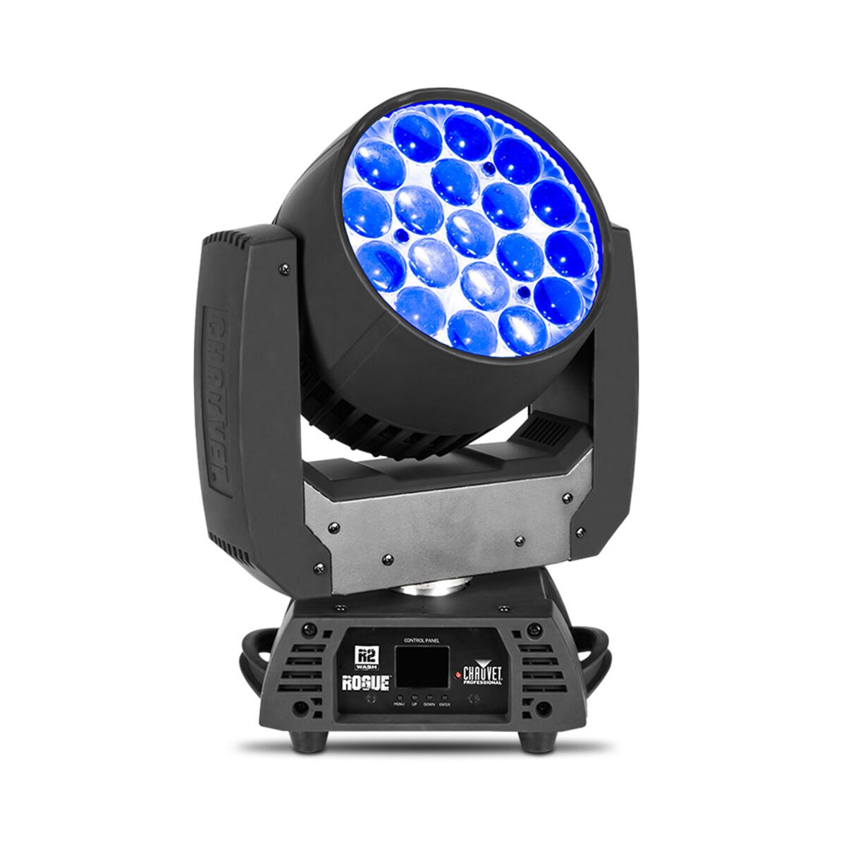 Angled view of CHAUVET Professional Rogue R2 Wash